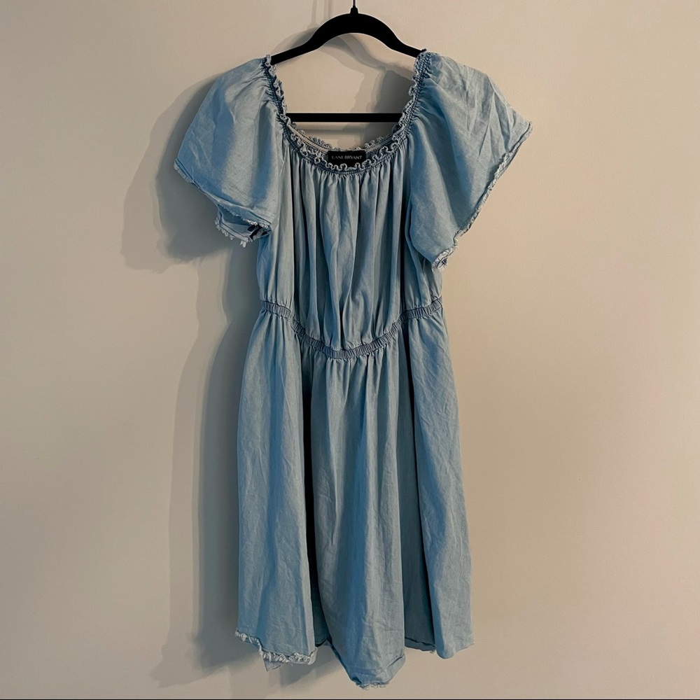 DENIM BABYDOLL DRESS - SIZE 14/16